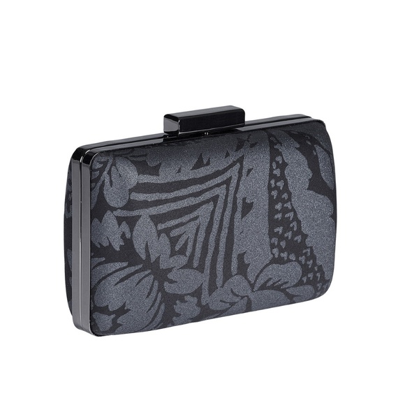 Marimekko | Gaala Fandango Printed Clutch Bag | Black/Grey - Picture 1 of 12